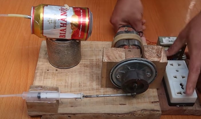 Here's how to make your own steam engine generator at home