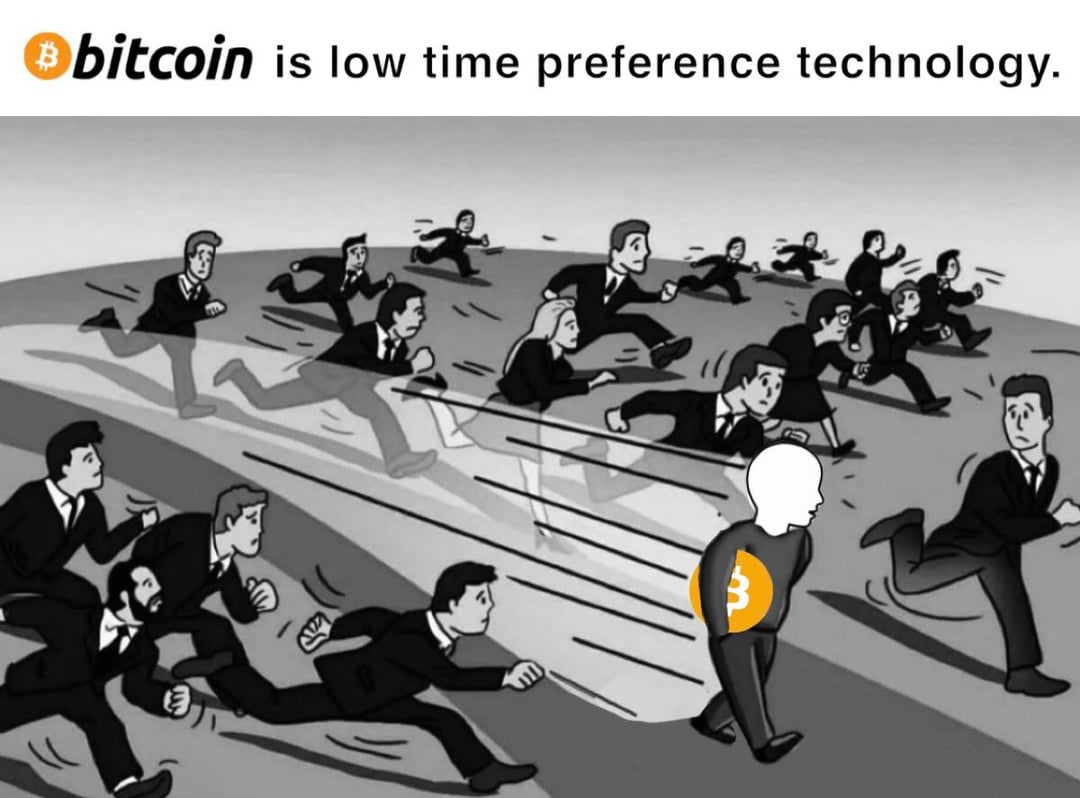 Lower your time preference. #BTC : r/Bitcoin