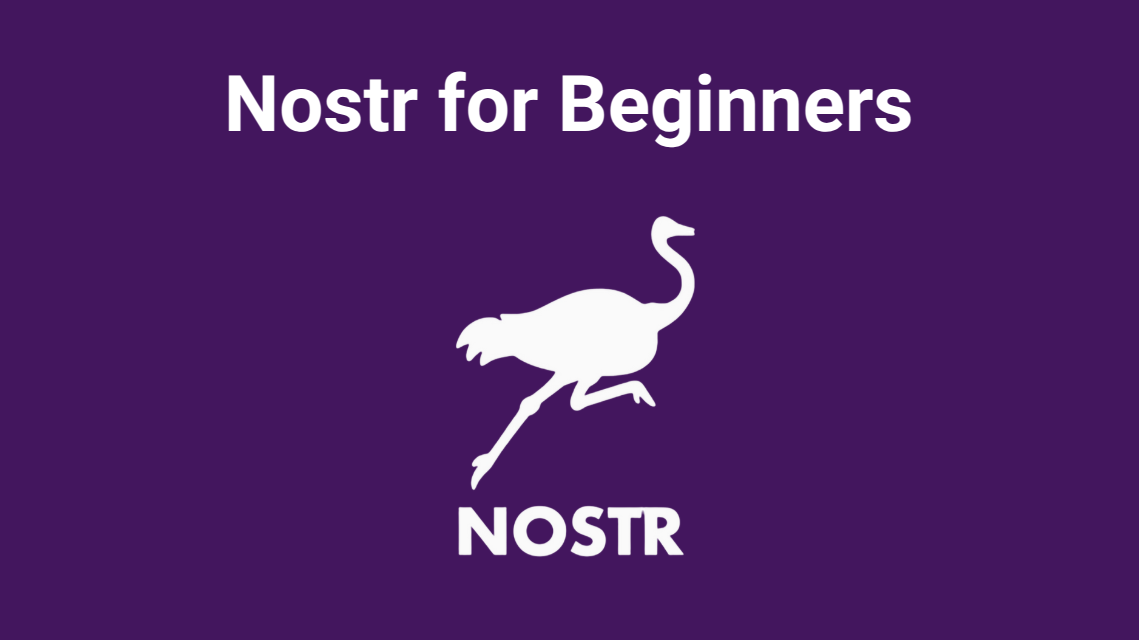 Nostr for Beginners Presentation slides