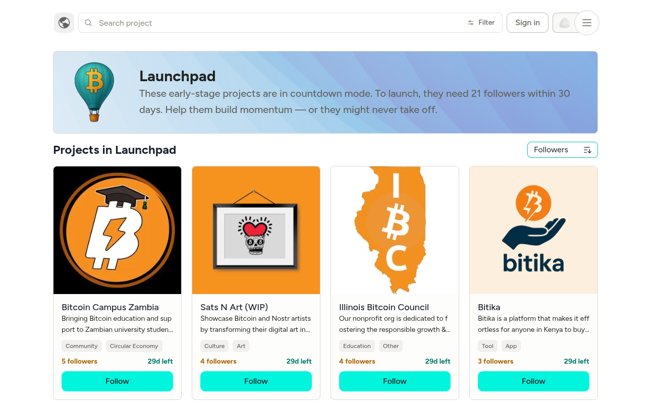Bitcoin Crowdfunding with Geyser Fund’s new Launchpad initiative