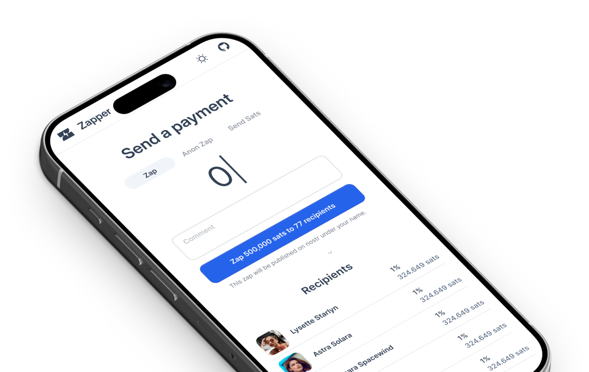 Zapping the Nostr Community with Zapper.fun