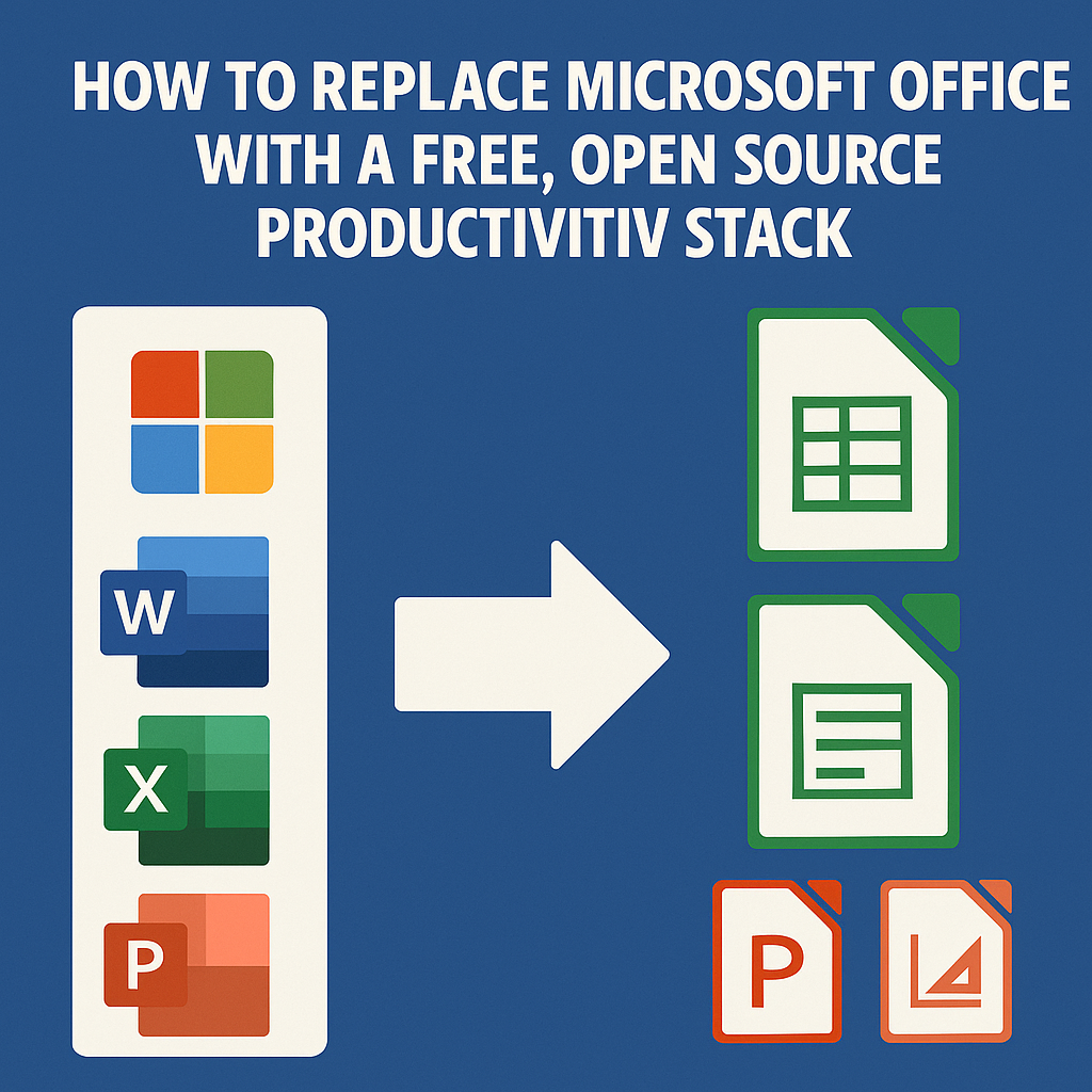 How to Replace Microsoft Office with a Free, Open Source Productivity Stack