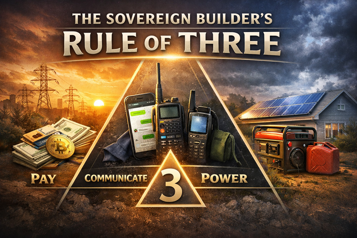 The Sovereign Builder’s Rule of Three