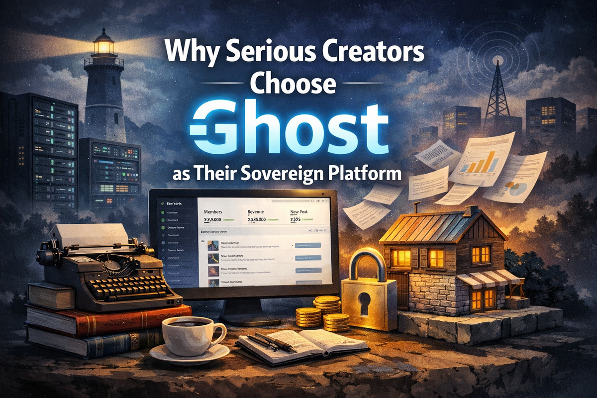 Why Serious Creators Are Choosing Ghost as Their Sovereign Publishing Platform