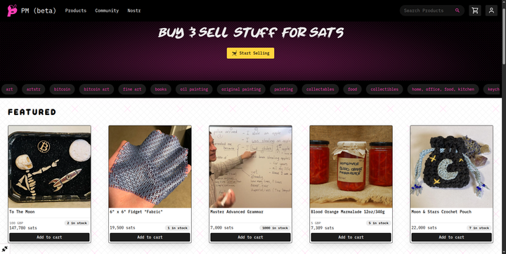 Sell your stuff on the Nostr powered Plebeian Market
