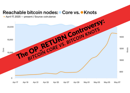 The OP_RETURN Controversy: Bitcoin Core vs. Bitcoin Knots