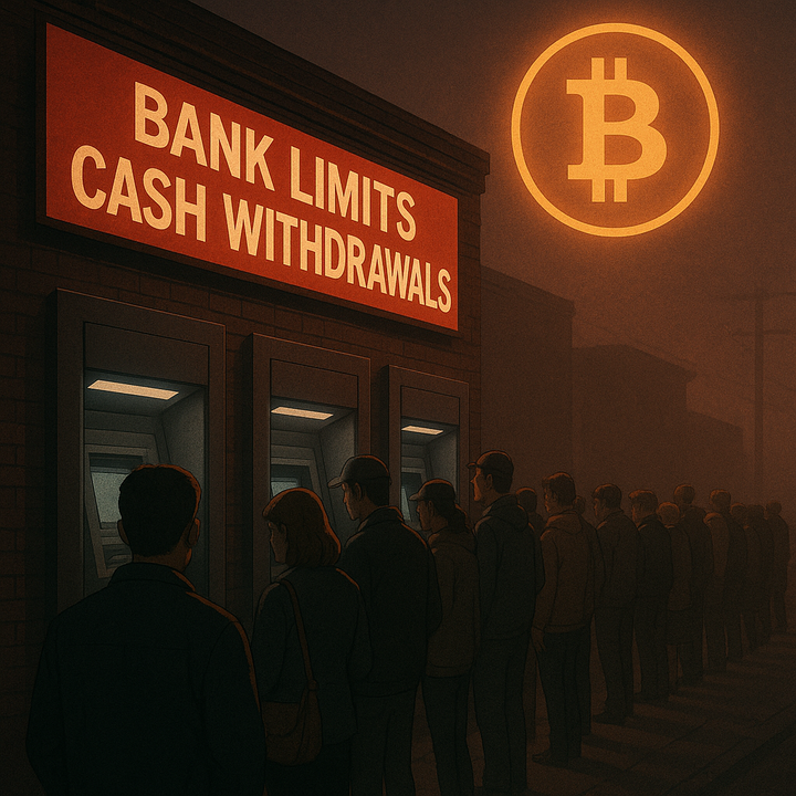 When Major Bank Limits Cash Withdrawals — Why Bitcoin Becomes the Escape Valve