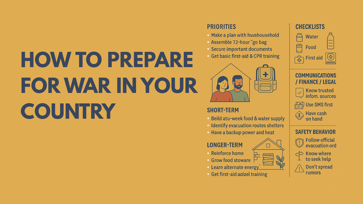 How to Prepare for War in Your Country