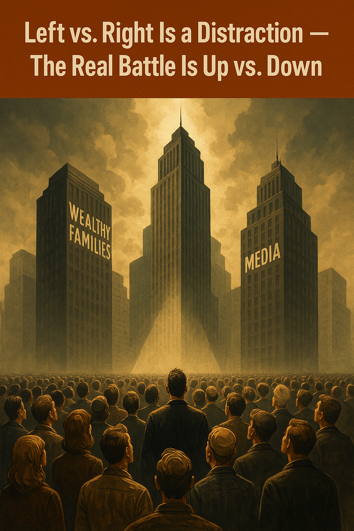 Left vs. Right Is a Distraction — The Real Battle Is Up vs. Down